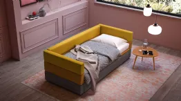 divano pronto letto colorato