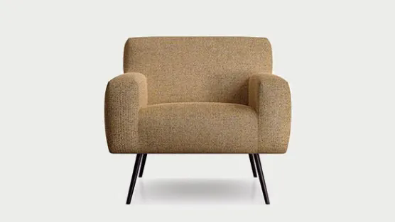 poltrona con piede alto