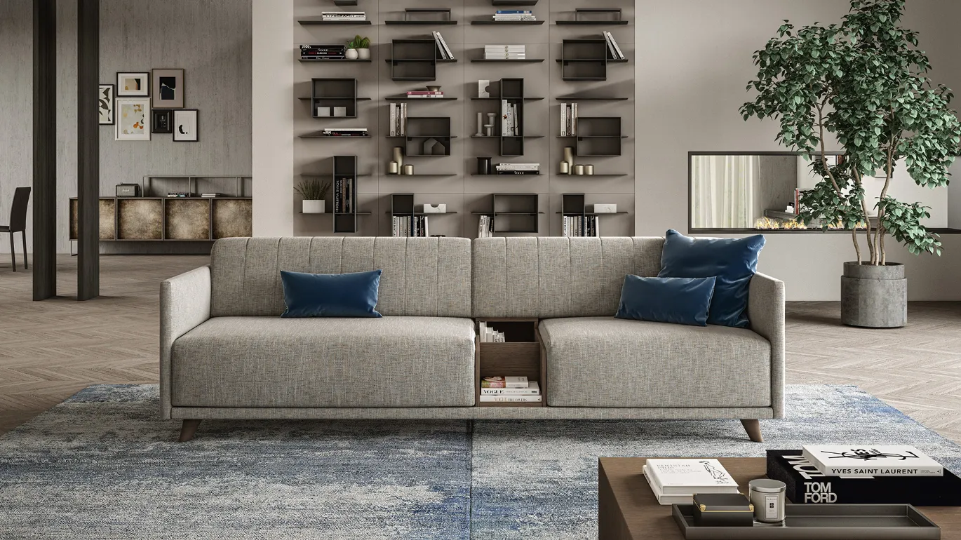 Spencer. Minimal industrial style sofa | Doimo Salotti