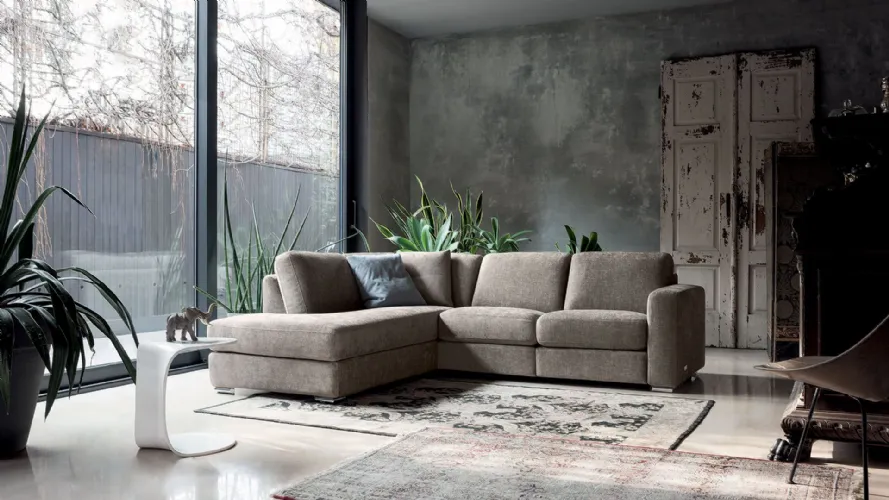 Dylan divano angolare dimensioni contenute