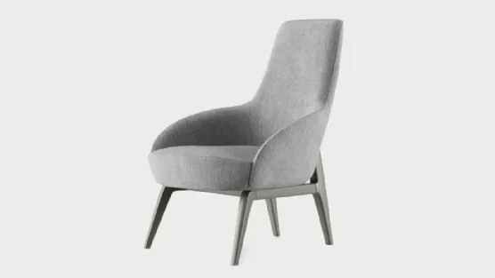 poltrona design schienale alto 