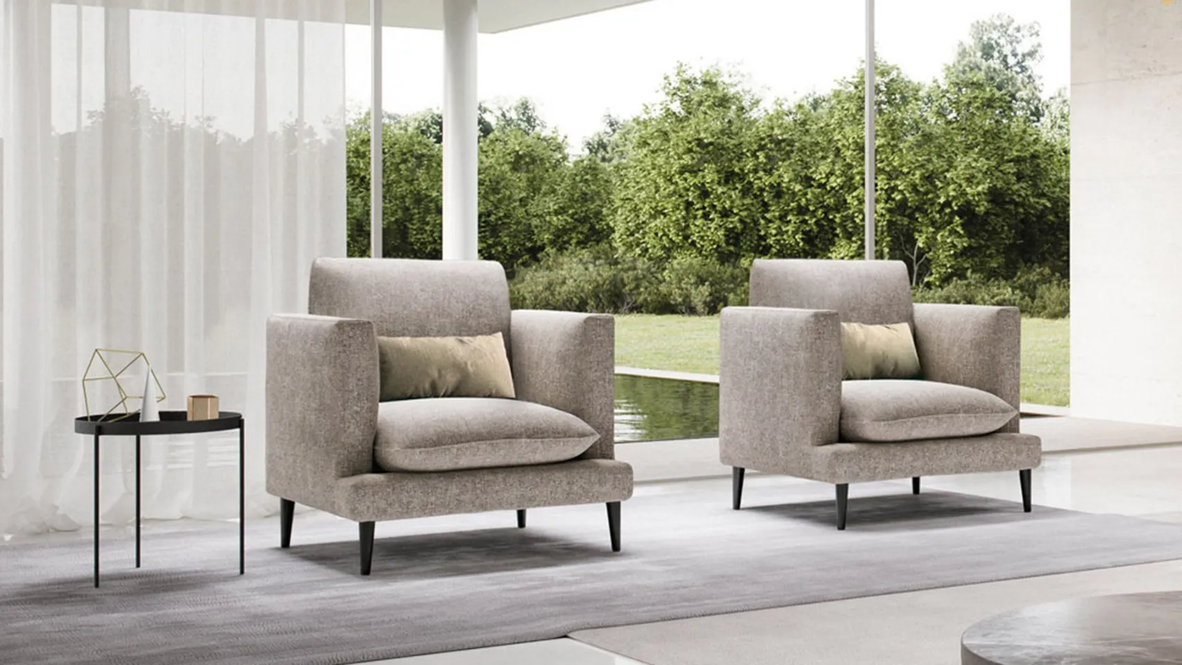 poltrona misure contenute