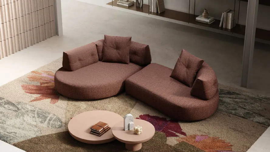 Lotus componibile con penisola arrotondata