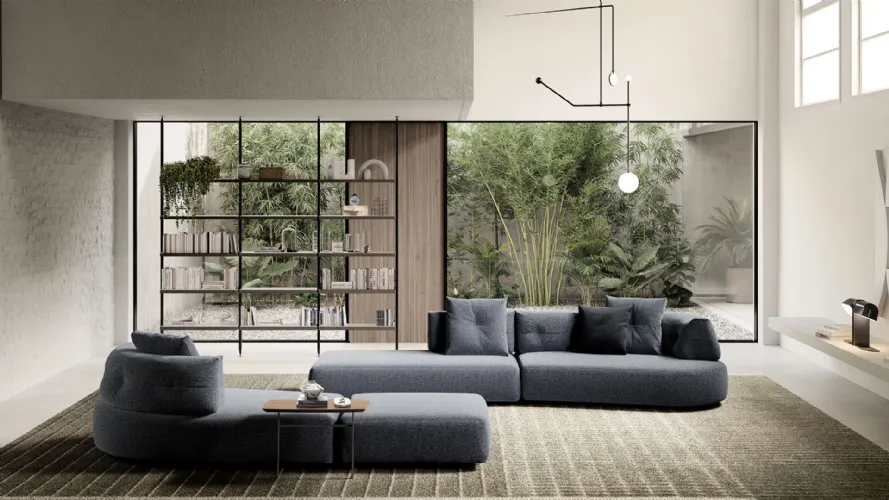 Lotus divano con schienali posizionabili