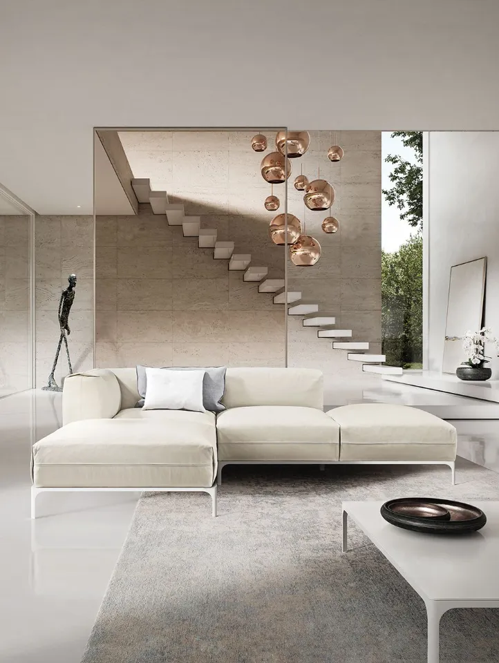 composizione di design in tessuto bianco