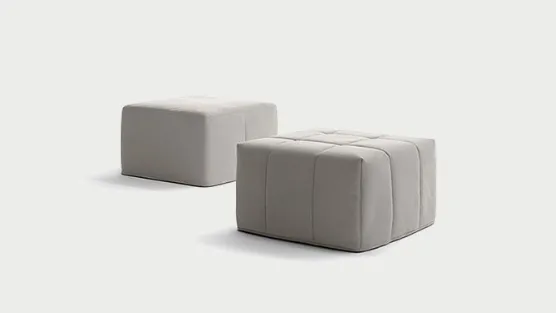 pouf letto trapuntato