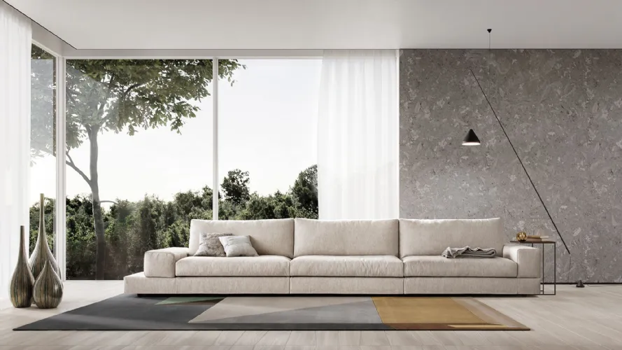 Vision feather long sofa