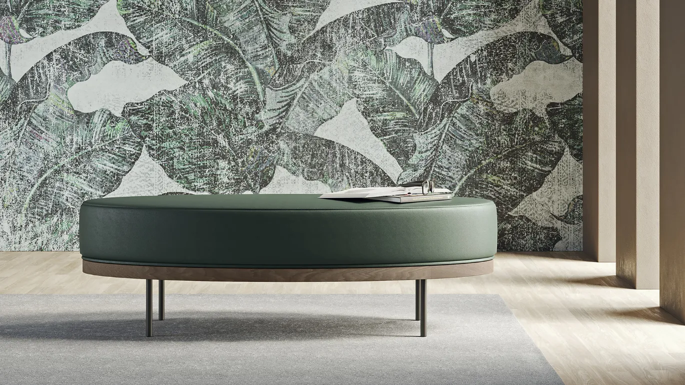 pouf ovale classico beverly