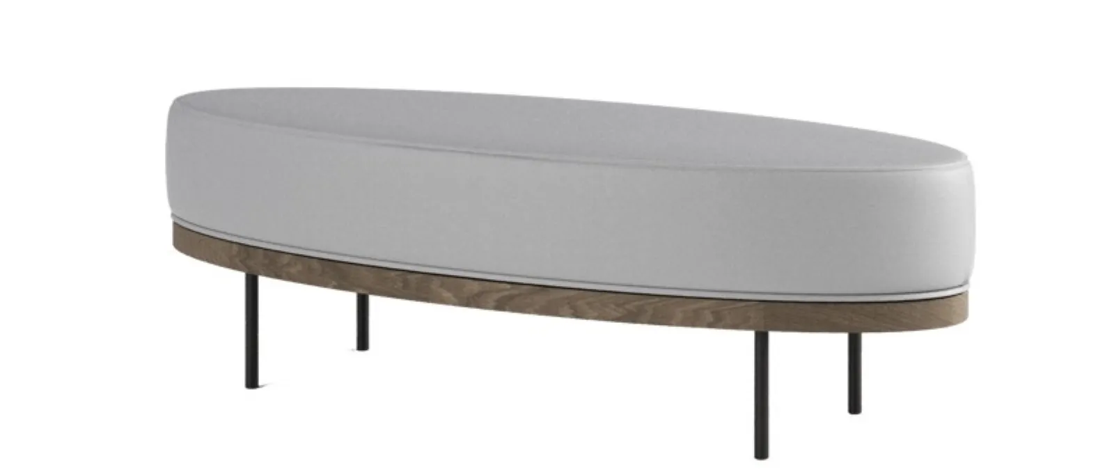 pouf classico in tessuto beverly
