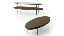tavolino con doppio piano beverly