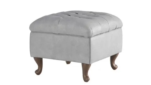 pouf classico in ecopelle calvin