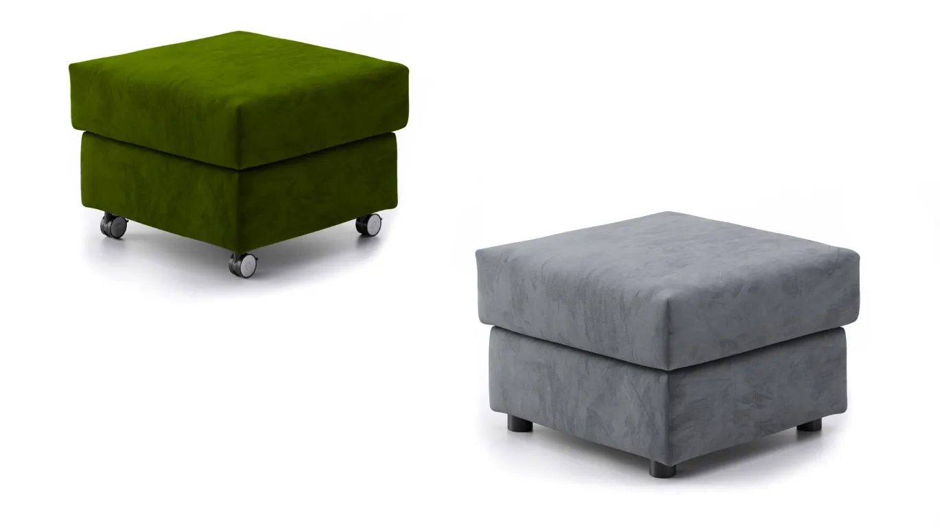 pouf con ruote universale