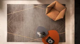 tappeto geometrico per ambienti moderni