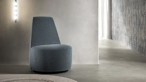 armchair with round shapes