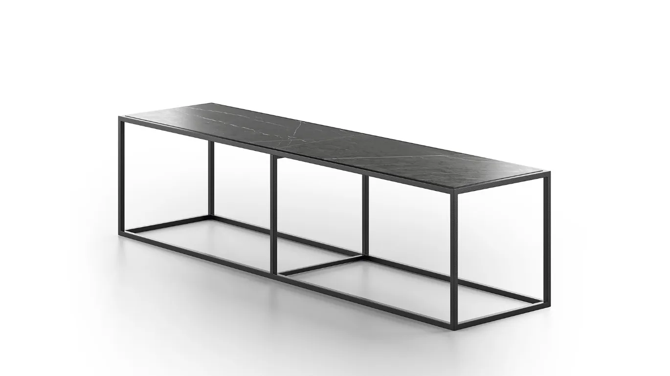 panca piano in pietra minimal