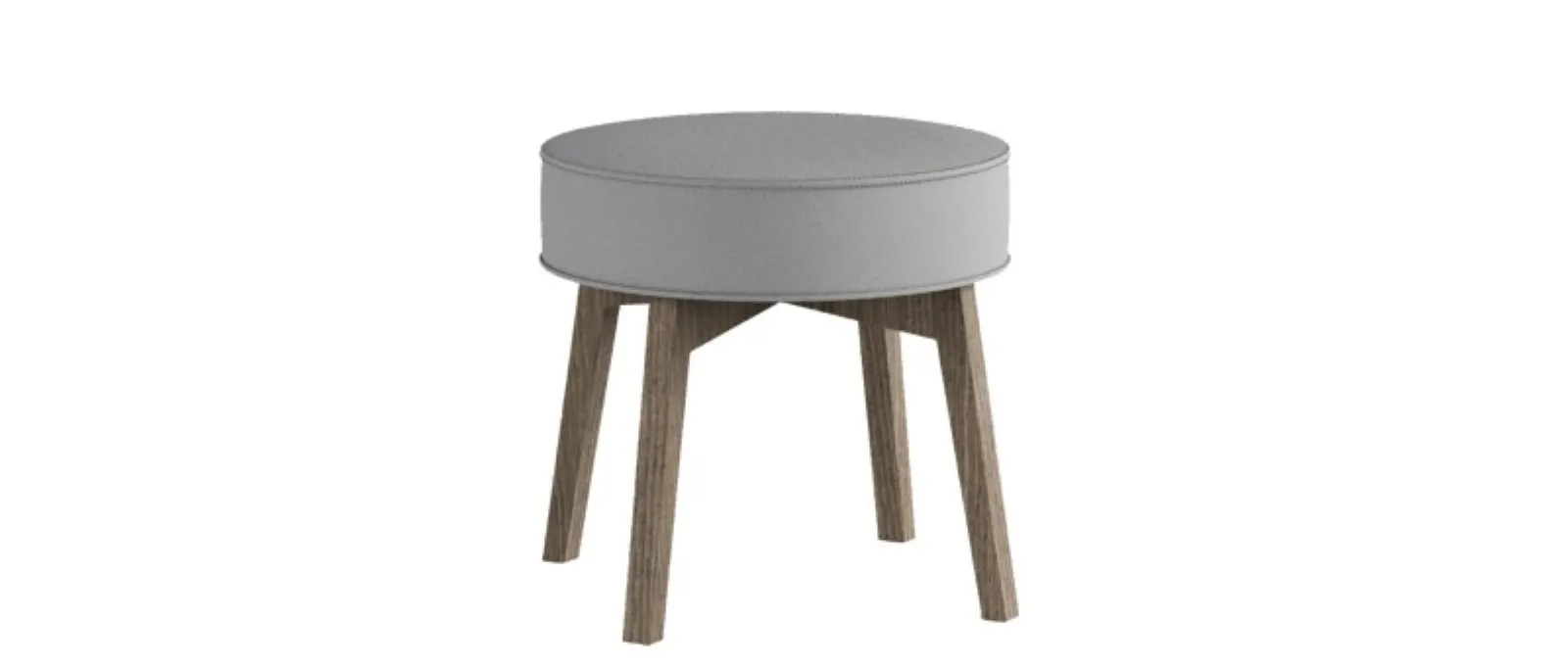 sgabello nordico in pelle rik