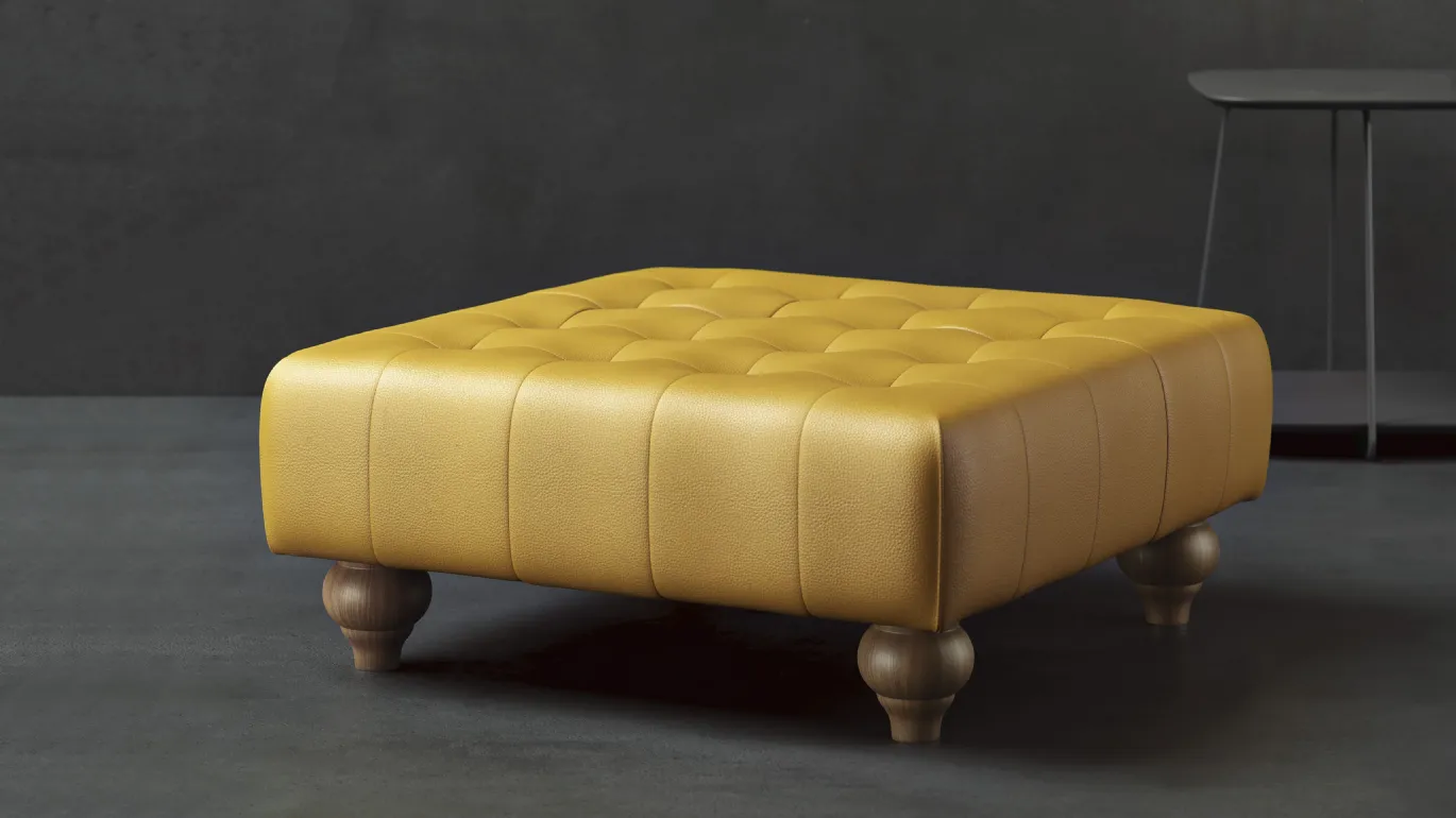 pouf quadrato classico ronny