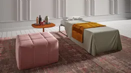 pouf letto elegante