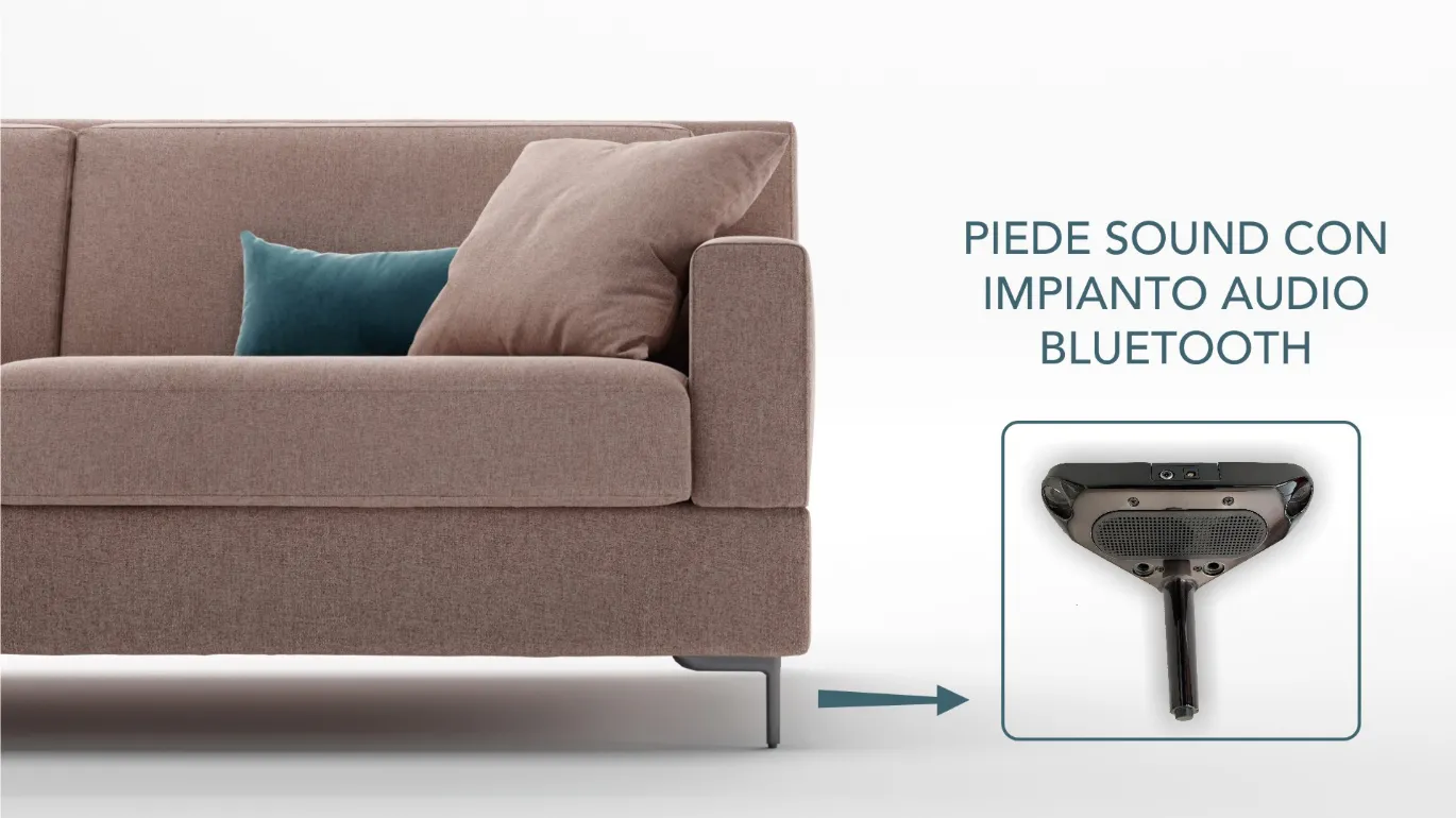 piede con impianto audio bluetooth