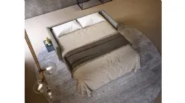 divano letto con mensola aperto 