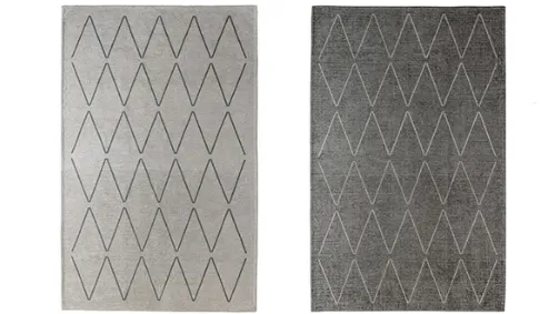 tappeto a rombo zigzag